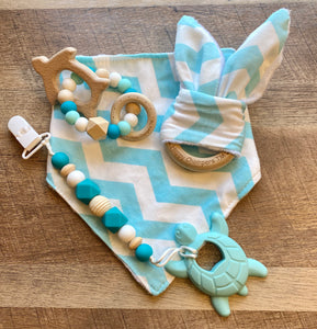 Premium Teether Gift Set Prints and Patterns