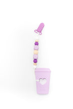 Load image into Gallery viewer, Coffee Cup Teether Toy Clip