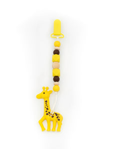 Giraffe Teether Toy Clip