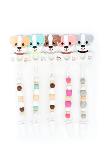 Puppy Teether Toy Clip