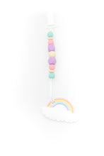 Load image into Gallery viewer, Rainbow Teether Toy Clip