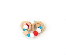 Load image into Gallery viewer, Double Ring Teether Rattle
