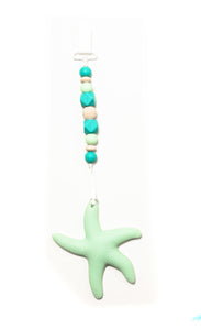 Starfish Teether Toy Clip