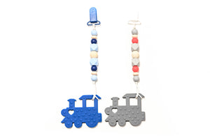 Train Teether Toy Clip