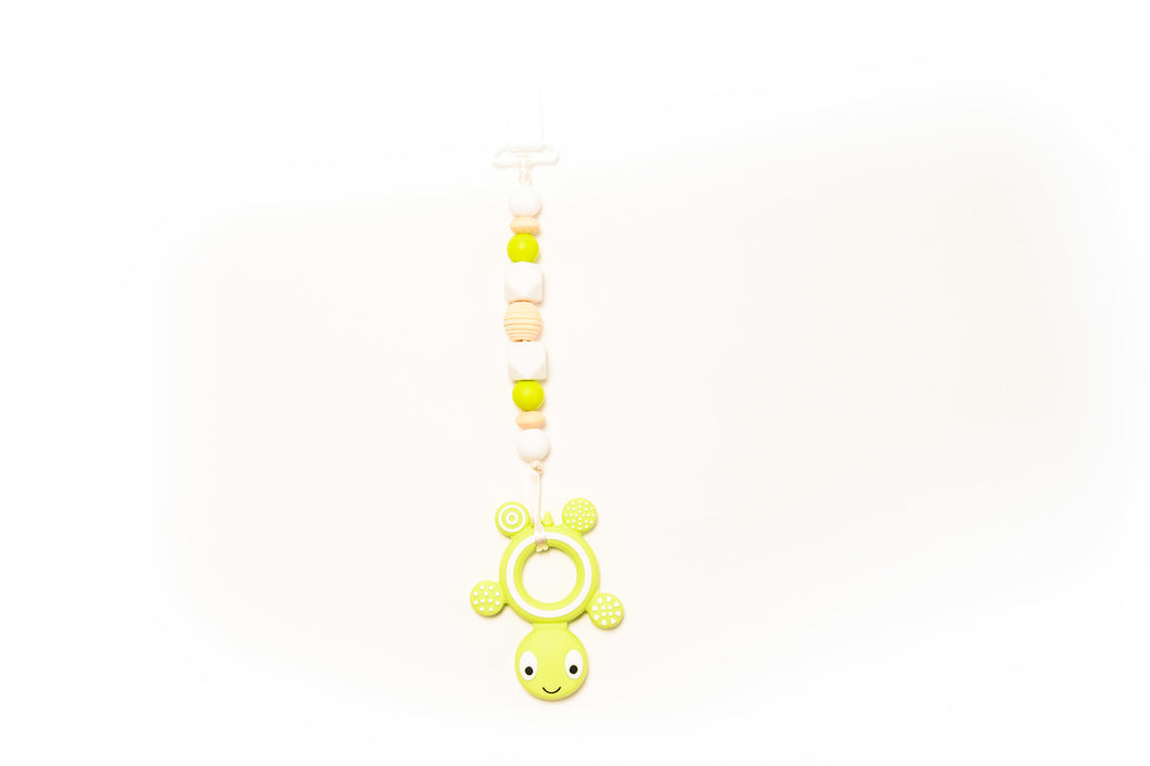 Turtle Teether Toy Clip