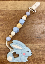 Load image into Gallery viewer, Spring Time Bunny and Lamb Teether Toy Clips